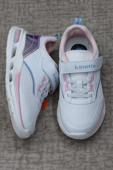 Kinetix Renley Tx J 4FX Beyaz Pembe Anatomik Orijinal Ürün Kız Çocuk Ayakkabı