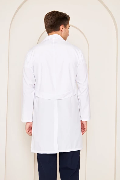 Doktor  Önlüğü Beyaz Önlük Bay - Resim 5