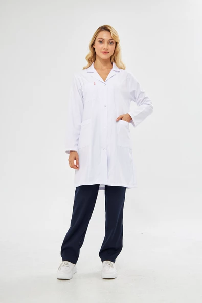 Doktor Önlüğü Beyaz Önlük Bayan - 3