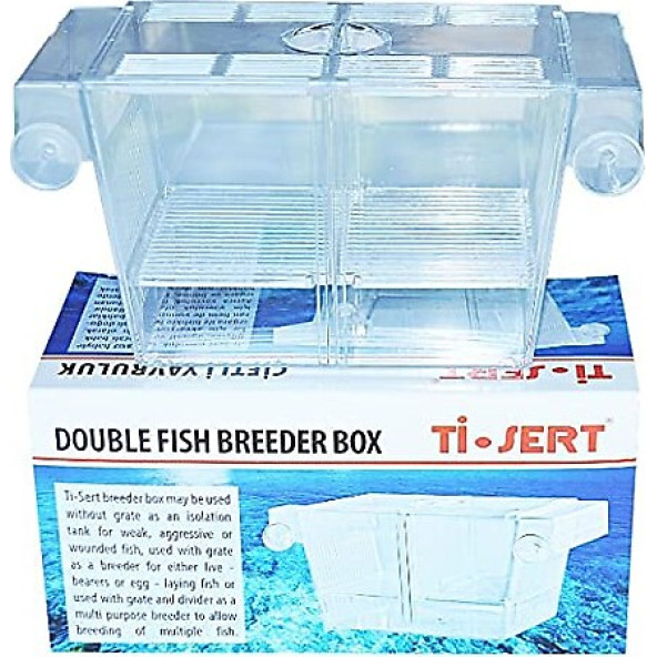Tİ-SERT Aquawe Çift Bölmeli Canlı Doğuran Balık Yavruluğu Fish Breeder Box