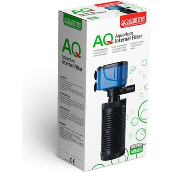 Aquarium AQ600F Akvaryum Motoru Iç Filtre 12w 550l/h