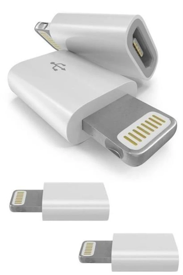 BUFFER® Apple iPhone / iPad Micro Usb Dönüştürücü Adaptör OTG Aparat - 3