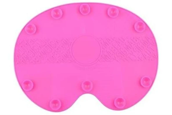 BUFFER® Pratik Kolay Makyaj Fırçası Temizleme Matı Aparatı Aleti - 10