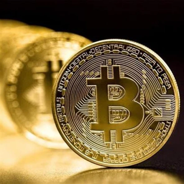BUFFER® Bitcoin Madeni Hatıra Parası Madeni Bitcoin Hediye Sikke Para - 2
