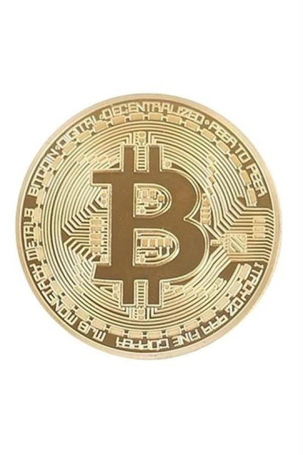BUFFER® Bitcoin Madeni Hatıra Parası Madeni Bitcoin Hediye Sikke Para - 5