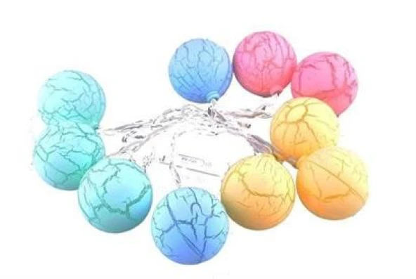 BUFFER® Dekoratif Minik 10 Toplu Ledli Dekoratif Dolama Renkli Led - 4