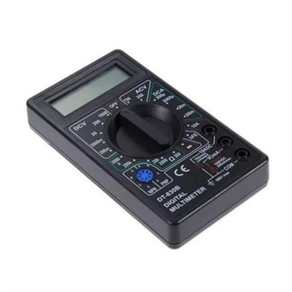 BUFFER® Dijital Avometre Multimetre Ölçü Aleti Akım Voltaj Direnç Ölçer - 9