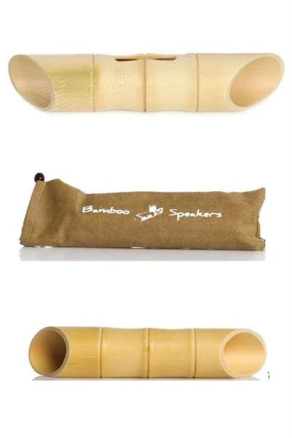 BUFFER® 6 x 1 cm Girişli Kılıflı Bambu Ağacı Akustik Ses Yükseltici Aparat - 4