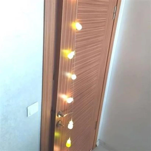 BUFFER® Karışık Renk Dekoratif Ananas Dolama 10’lu Şerit Led Işık Zinciri - 5