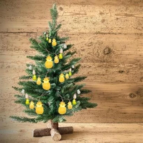 BUFFER® Karışık Renk Dekoratif Ananas Dolama 10’lu Şerit Led Işık Zinciri - 6