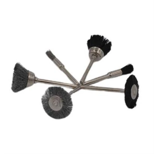 BUFFER® 12li Kalıpçı Taşlama Uçları Seti Tel Fırça Gravür Uçları Seti - 3