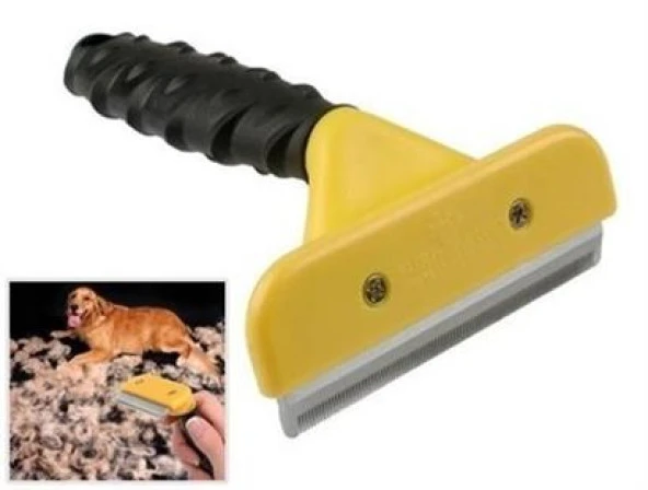 BUFFER® 10 cm Kedi Köpek Tarağı Fırçası Tüy Alıcı Toplayıcı Tarak Fırça - 11