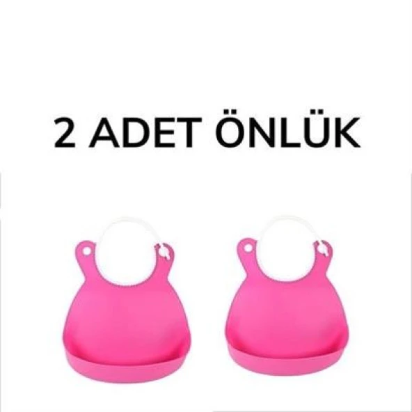 BUFFER® Çocuk Bebek Mama Önlüğü Dökülme Engelleyici Bükülebilir Pembe - 7