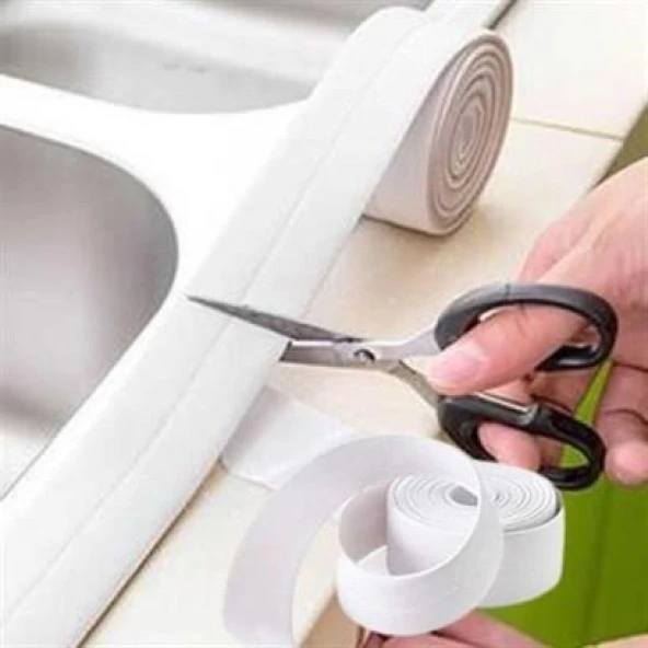 BUFFER® Su Sızdırmaz Banyo Mutfak Lavabo Küvet İzolasyon Şerit Bant - 2