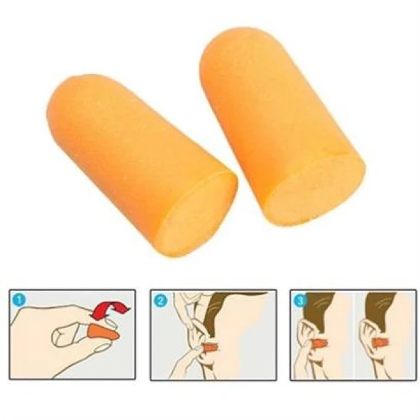 BUFFER® Üçlü Seyahat Seti Şişme Yastık Göz Bandı Kulak Tıkacı - 6