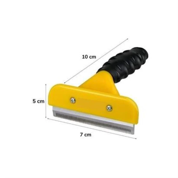 BUFFER® 7 cm Kedi Köpek Tarağı Fırçası Tüy Alıcı Toplayıcı Tarak Fırça - 4