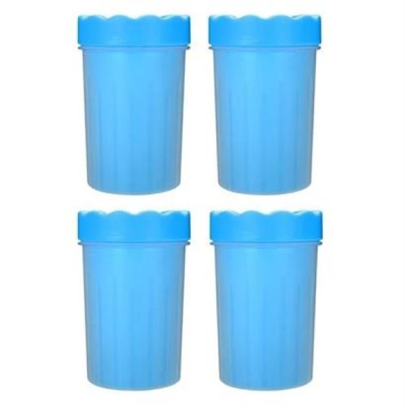 BUFFER® Silikon Jel Fırçalı Kedi Köpek Pati Ayak Yıkama Temizleme Kovası (Küçük) - 11