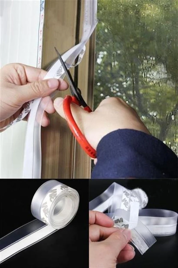 BUFFER® Pencere ve Kapı Eşiği Bandı Kendinden Yapışkanlı Silikon Şerit - 7
