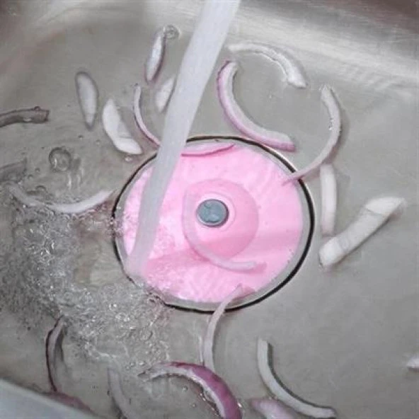 BUFFER® Silikon Malzeme Banyo Mutfak Gider Evye Lavabo İçine Çöp Tıpası Kaydırmaz Süzgeç Çeşitleri M - 6