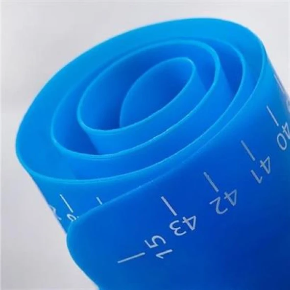BUFFER® 40*50 cm Silikon Ölçekli Kullanımı Kolay Hamur Açma Matı Ekmek Mantı Makarna Hamuru Yoğurma - 4