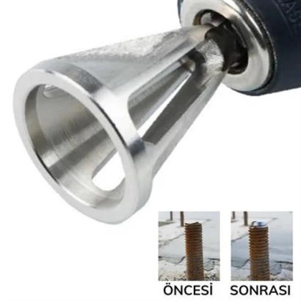 BUFFER® Çapak Alma Harici Çapak Alıcı Paslanmaz Çelik Çapak Kaldırma Cıvata Çapak Alma Matkap Ucu - 2