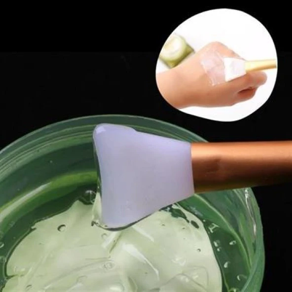 BUFFER® 2li Silikon Temizlemesi Kolay Kullanılabilen Yüz Cilt Bakımı Maske Ve Krem Spatulası - 3
