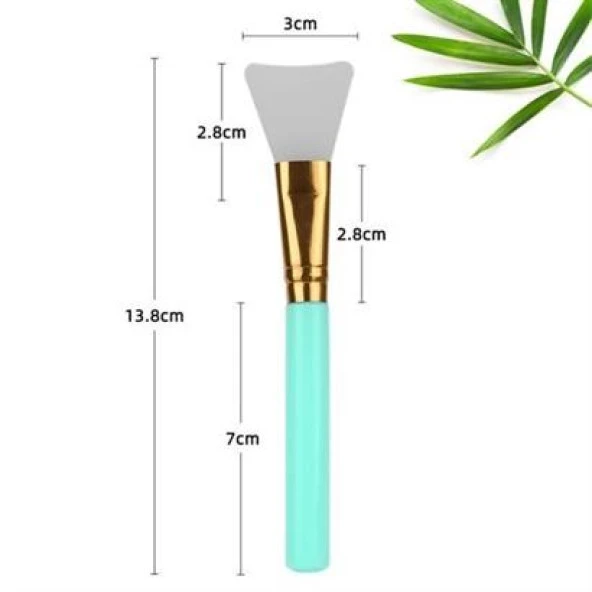 BUFFER® 2li Silikon Temizlemesi Kolay Kullanılabilen Yüz Cilt Bakımı Maske Ve Krem Spatulası - 4