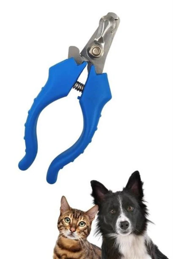 BUFFER® Evcil Hayvan Kedi ve Köpek Paslanmaz Çelik Yaylı Tırnak Makası ve Düzeltme - 3