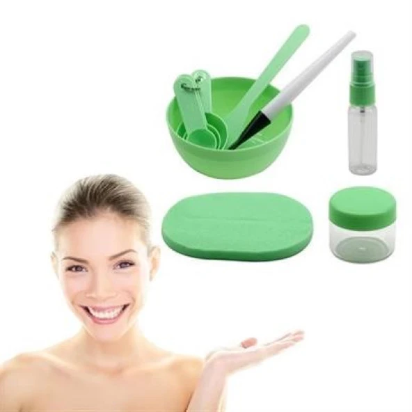 BUFFER® Kendin Yap Yüz Maskesi Karıştırma Aleti Seti, 9 Parça DIY Yüz Maskesi Hazırlama Kabı Seti - 3