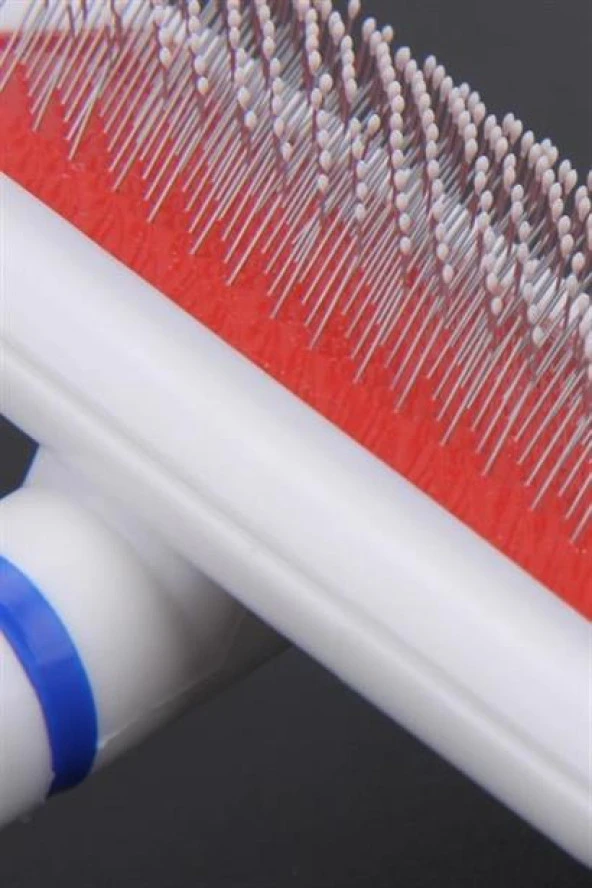 BUFFER® Paslanmaz Evcil Hayvan Kedi Köpek Tüy Tarama Toplama Fırçası Kolay Temizlenir Bakım Aleti - 11