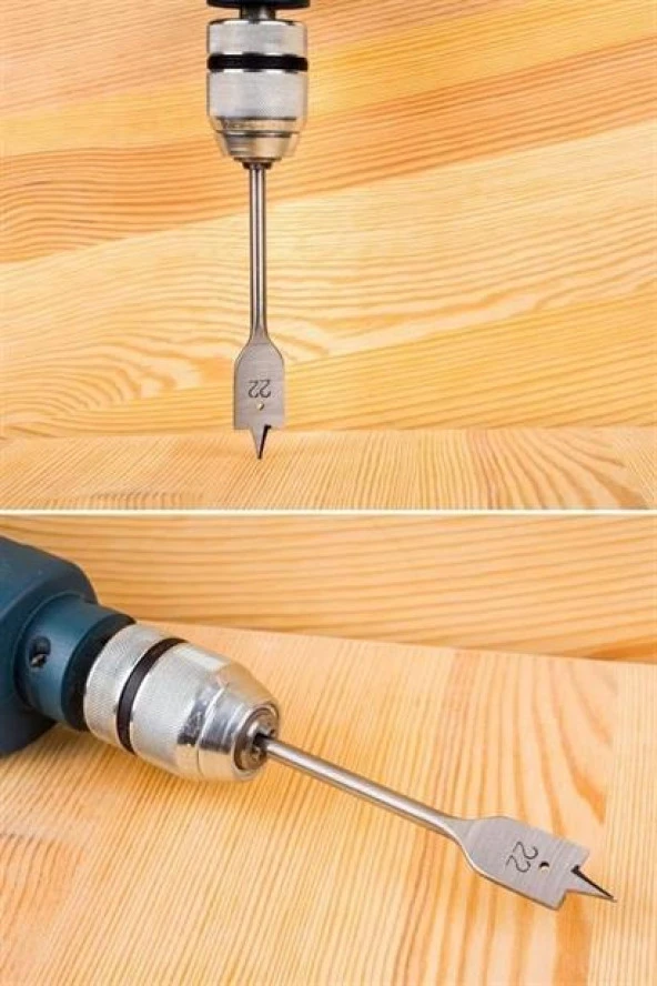 BUFFER® 6 Parça Tahta Ahşap Oyma Yaprak Matkap Ucu Seti - 10