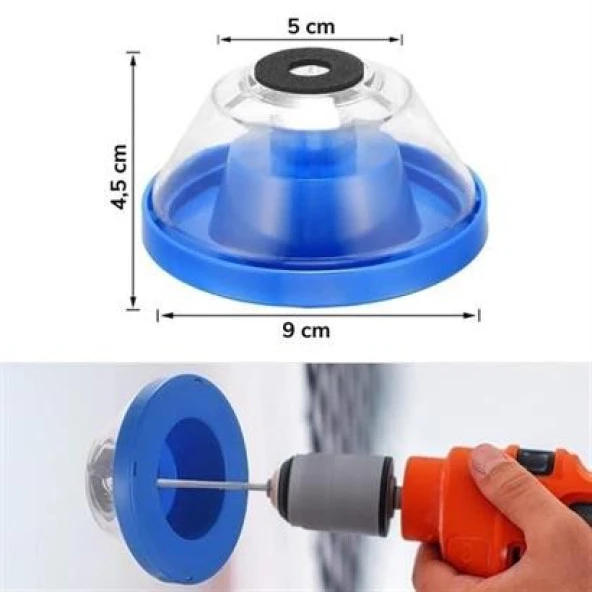 BUFFER® Matkap Ucu Kirlenme Tozlanma Önleyici Toz Haznesi Toz Toplayıcı Aparat - 4