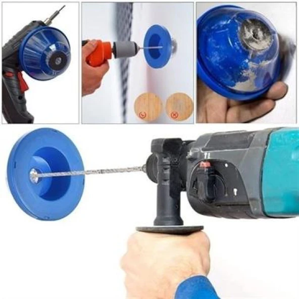 BUFFER® Matkap Ucu Kirlenme Tozlanma Önleyici Toz Haznesi Toz Toplayıcı Aparat - 6