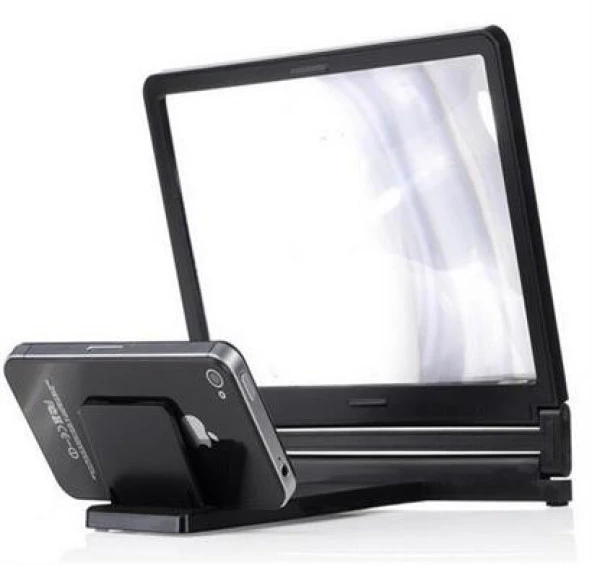 BUFFER® Universal Telefon Tablet Ekran Büyütücü Standlı Projektör Aleti - 3