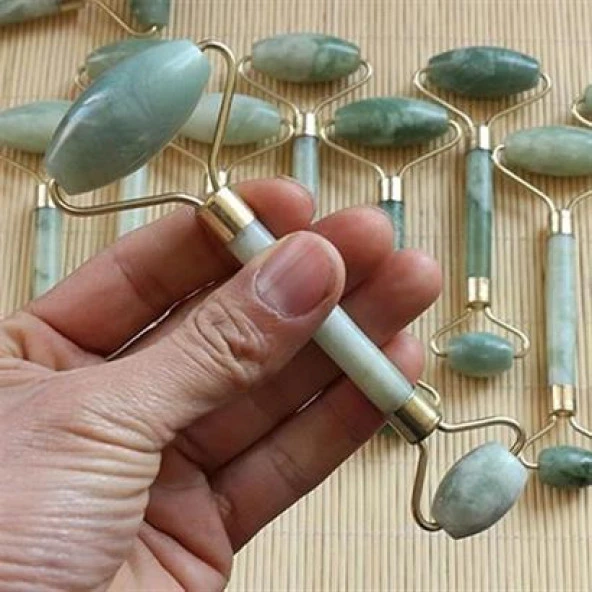 BUFFER® Yeşim Taşı Çift Taraflı Cilt Masaj Aleti - 4