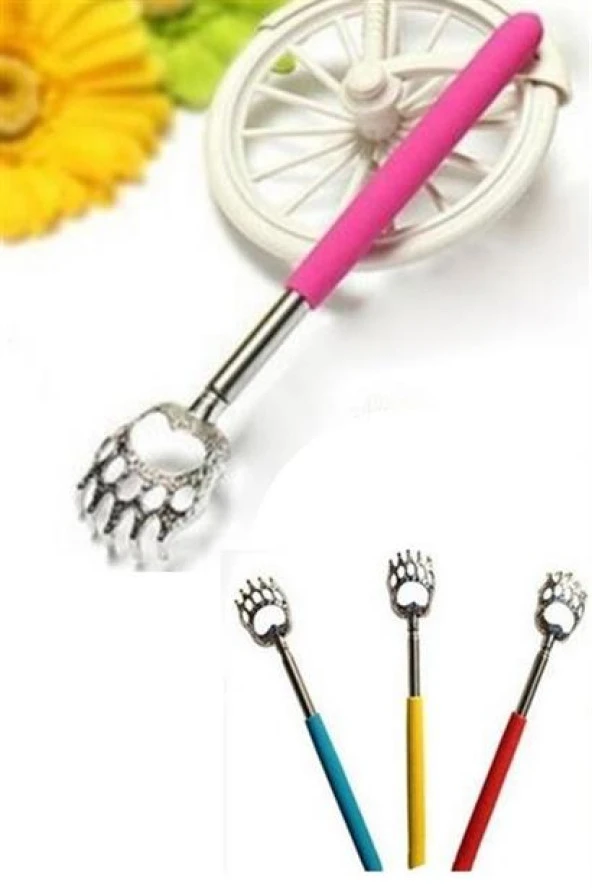 Pratik Kolay Teleskopik Metal Sırt Kaşıma Kaşağı Aleti Aparatı - 5