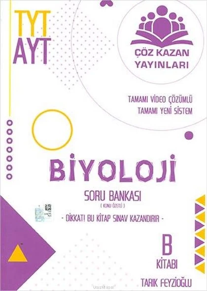 Çöz Kazan TYT AYT Biyoloji Soru Bankası (B) Kitabı (Yeni)