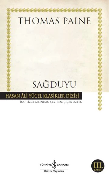 Sağduyu - Hasan Ali Yücel Klasikleri