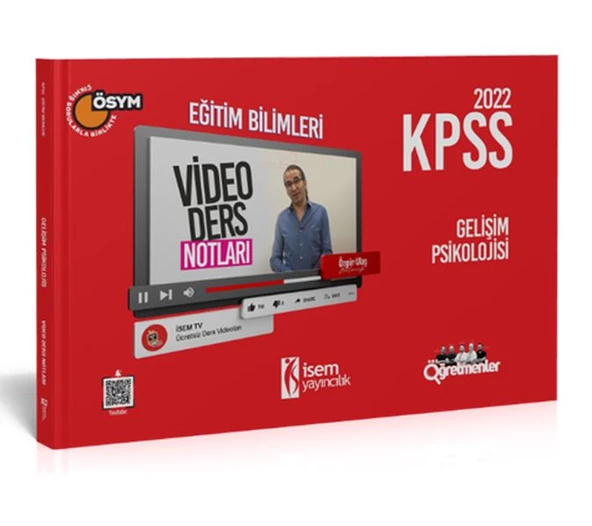 İsem Yayıncılık 2022 KPSS Eğitim Bilimleri Gelişim Psikolojisi Video Ders Notu