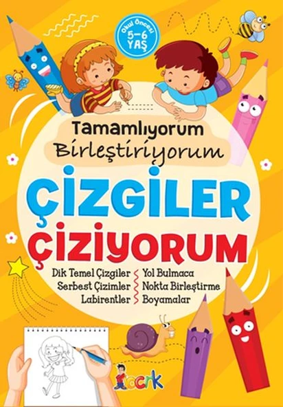 Çizgiler Çiziyorum - Tamamlıyorum Birleştiriyorum