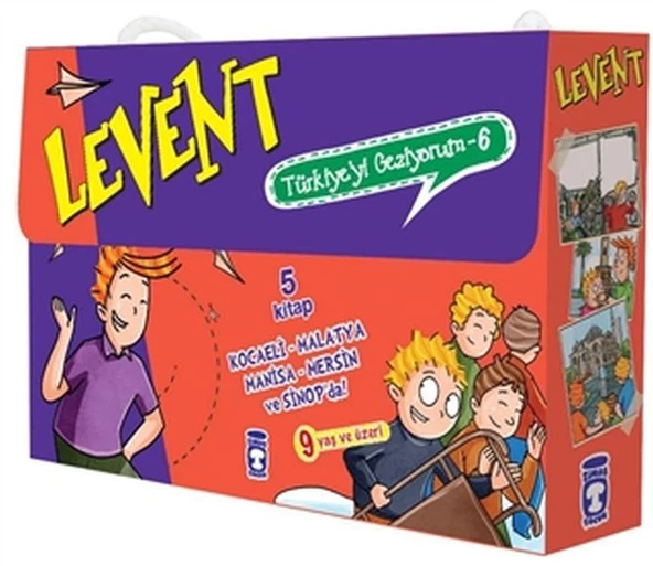 Levent Türkiye'yi Geziyorum - 6 (5 Kitap Takım)