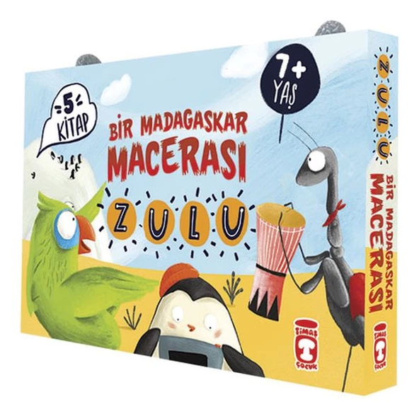 Zulu ile Bir Madagaskar Macerası - Set (5 Kitap Takım)