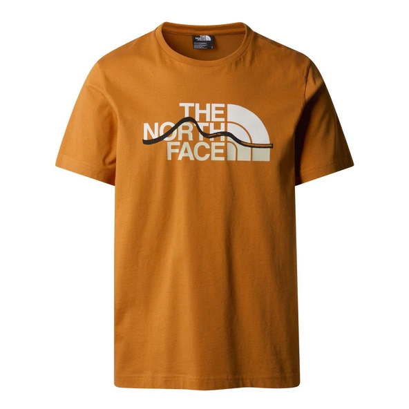 The North Face M S/S MOUNTAIN LINE TEE Erkek T-Shirt NF0A87NTPCO1
