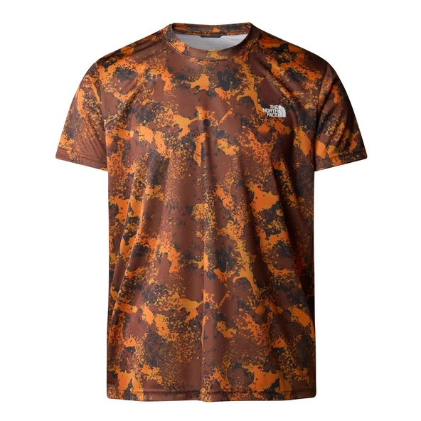 The North Face M REAXION AMP CREW PRINT Erkek T-Shirt NF0A8874WKO1