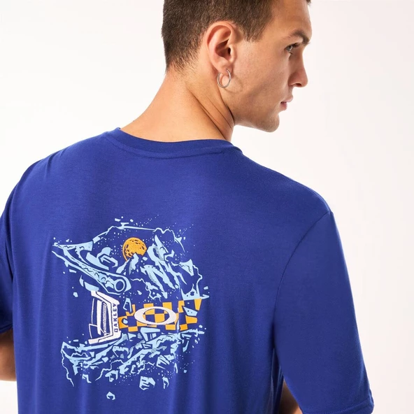 Oakley FINISH LINE CREW Erkek Tişört  OAK.FOA405438-OAK.671 - 5