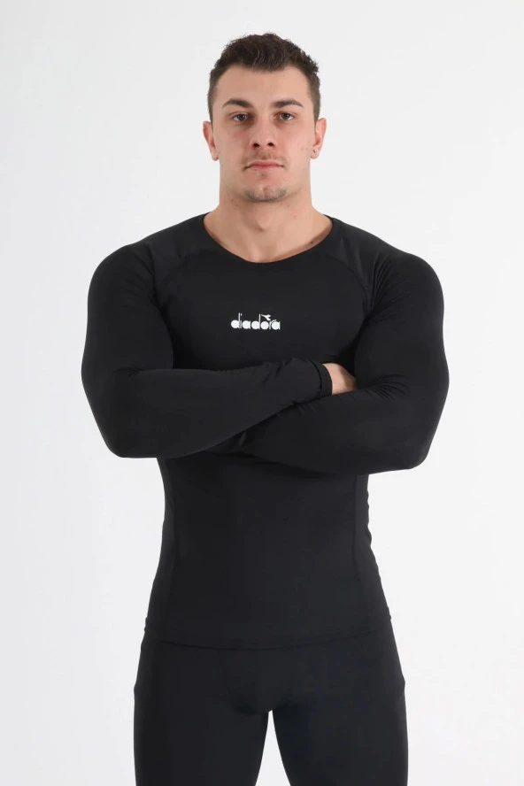 Diadora Pro Uzun Kollu İçlik Siyah