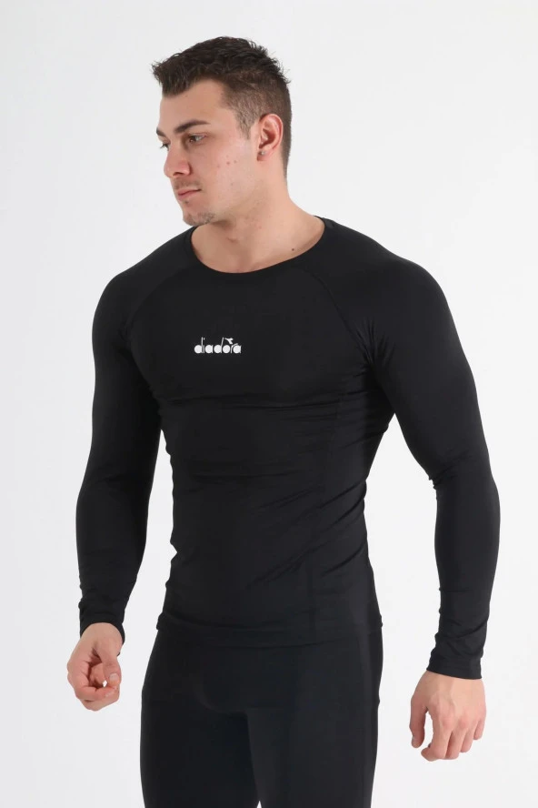 Diadora Pro Uzun Kollu İçlik Siyah - 2