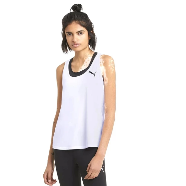 Puma Active Tank Kadın Beyaz Günlük Stil Atlet 58685402