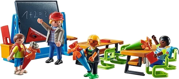 Playmobil 71036 şehir hayatı okulda ilk gün, eğitici oyuncak, eğlenceli yaratıcı rol yapma, oyun seti, 4 yaş ve üzeri ço - 3