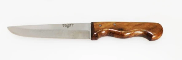 Küçükata Bursa Kalın Küt Kasap Bıçağı No:2, 15,5 cm - Ahşap Sap